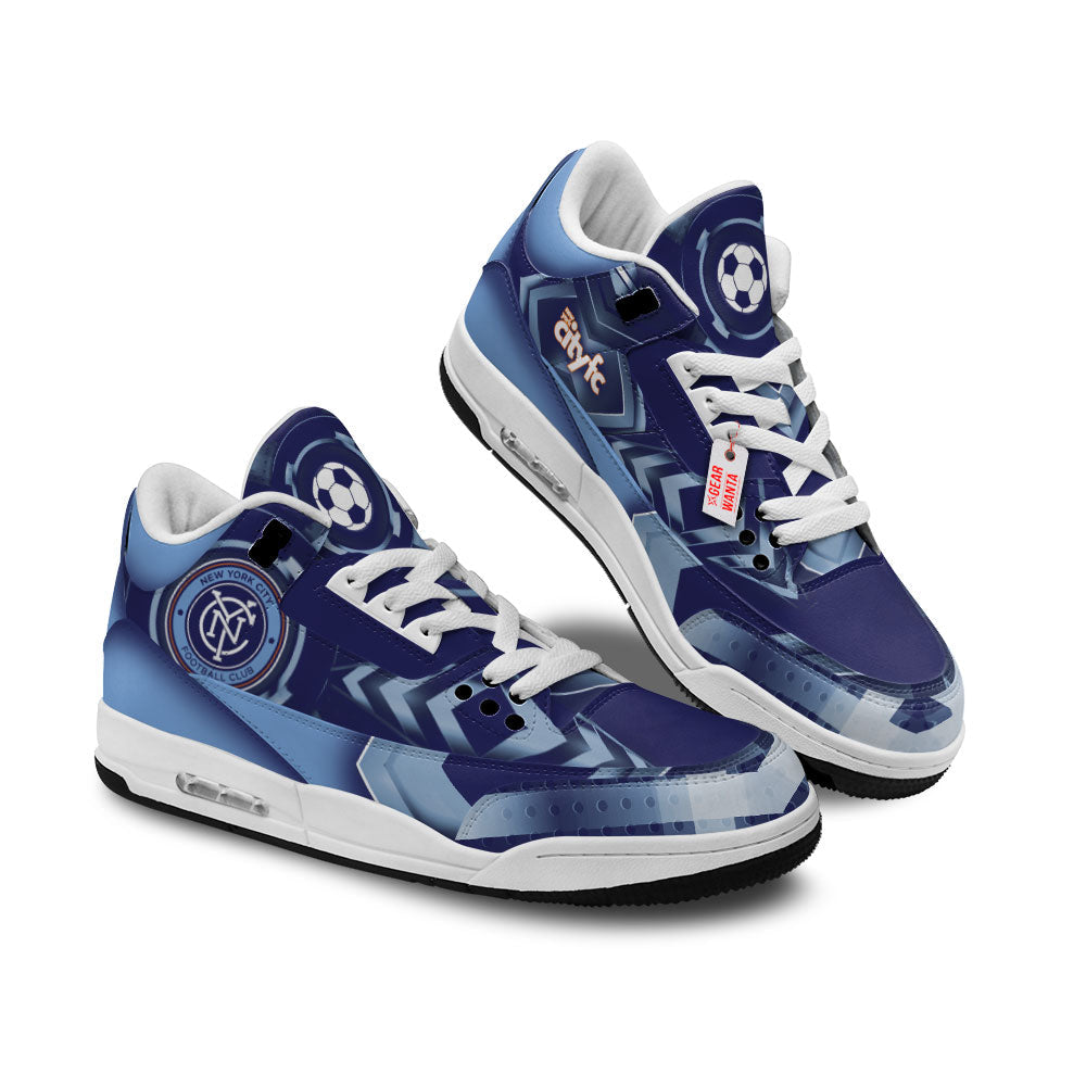 New York City FC J3 Sneakers Custom Shoes-Gear Wanta