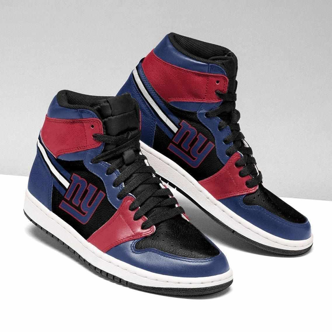 New York Giants Team Aj1 Sneakers Custom-Gear Wanta