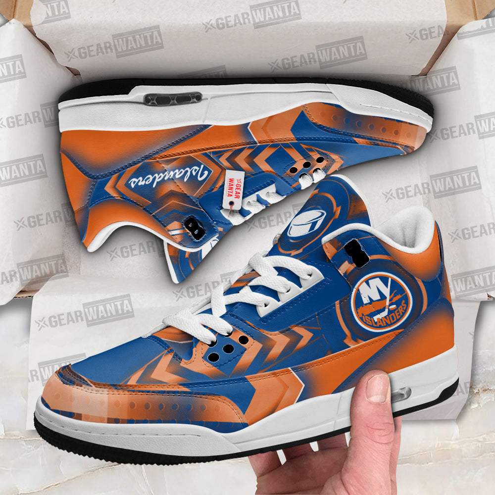 New York Islanders J3 Sneakers Custom Shoes-Gear Wanta