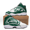 New York Jets J13 Sneakers Custom Shoes-Gear Wanta