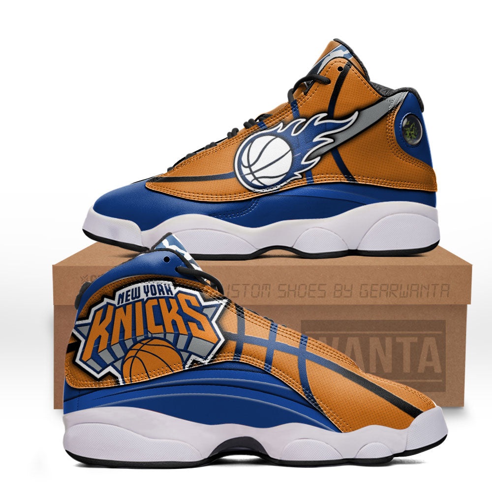 New York Knicks J13 Sneakers Custom Shoes-Gear Wanta