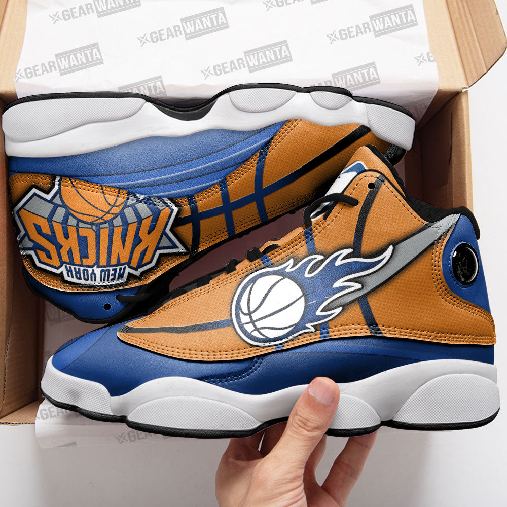 New York Knicks J13 Sneakers Custom Shoes-Gear Wanta