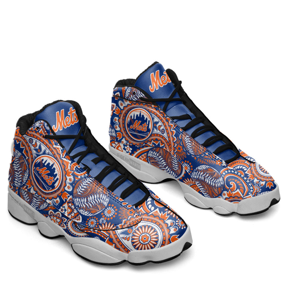 New York Mets J13 Sneakers Custom Shoes-Gear Wanta