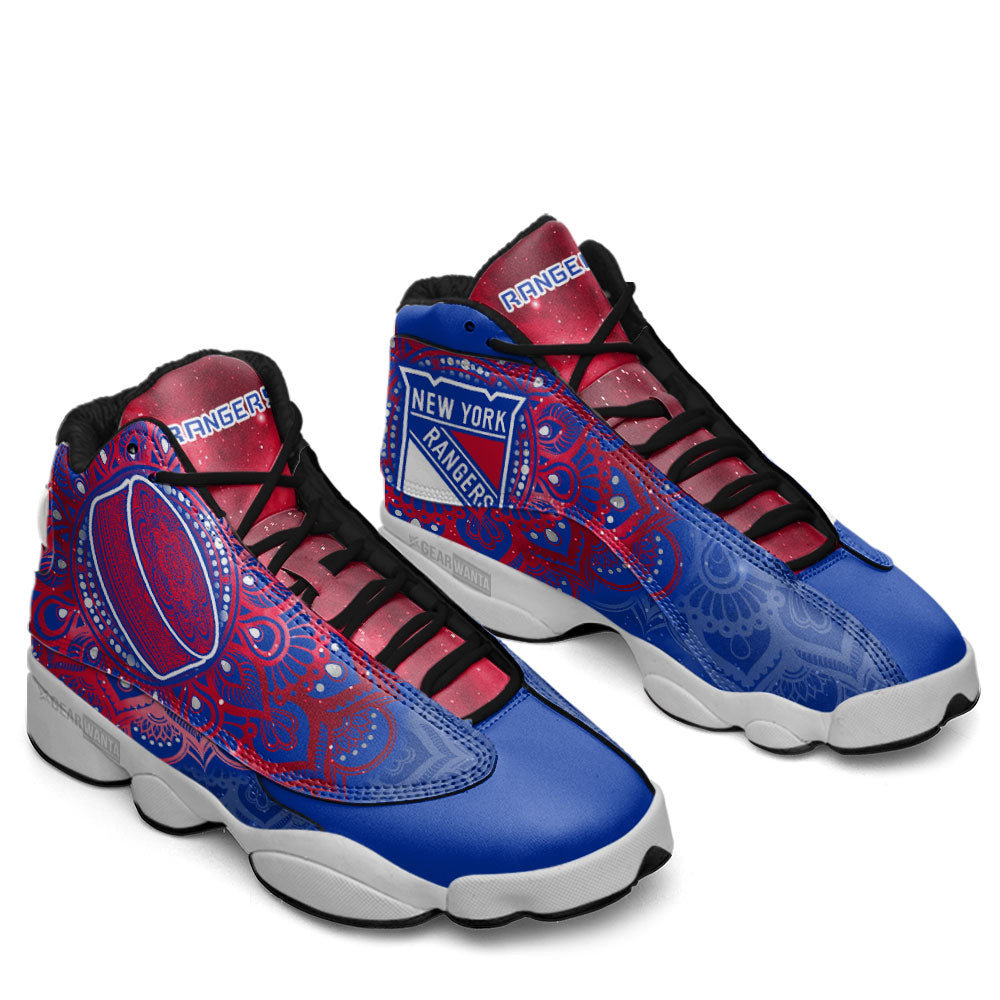 New York Rangers J13 Sneakers Custom Shoes-Gear Wanta