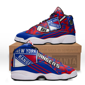 New York Rangers J13 Sneakers Custom Shoes-Gear Wanta