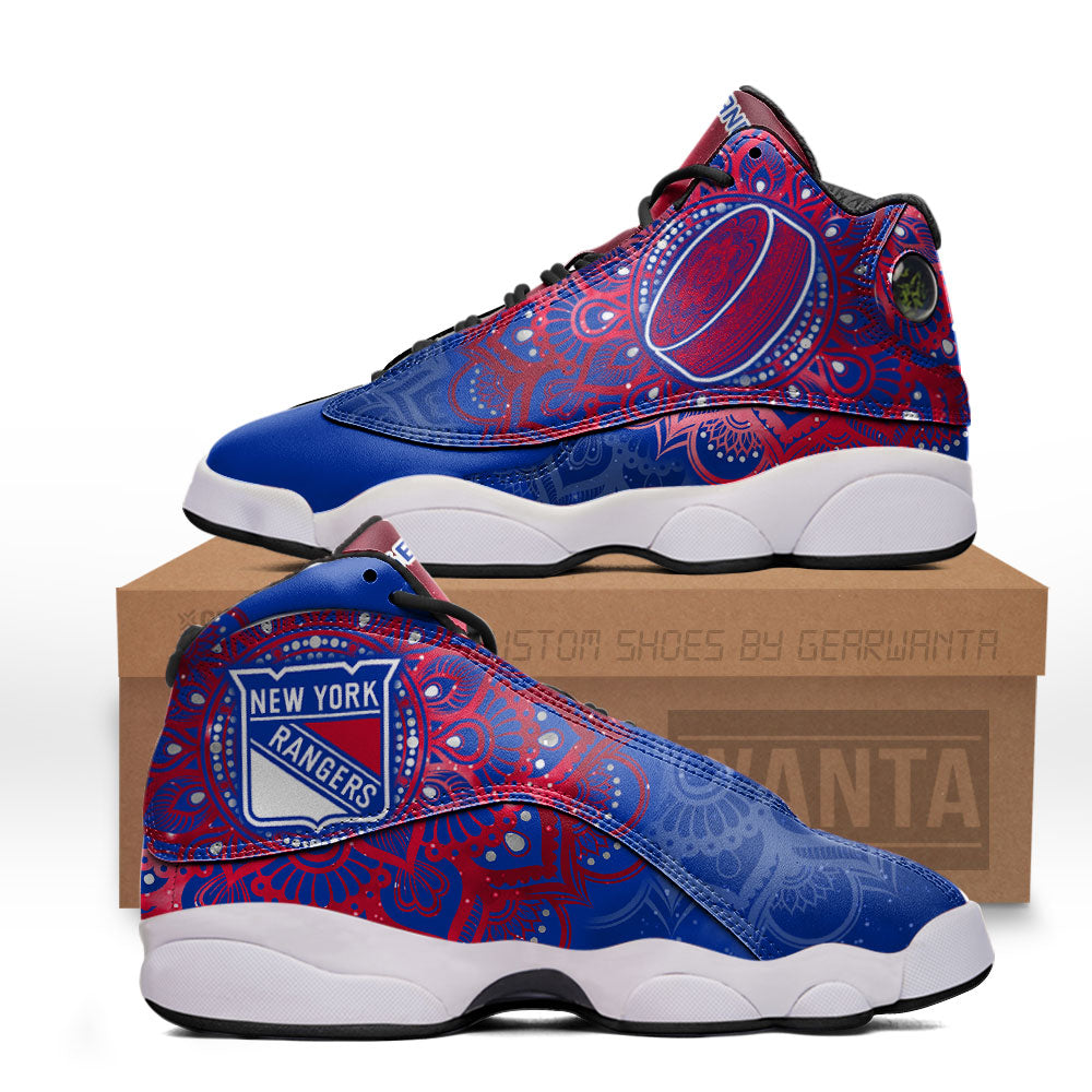 New York Rangers J13 Sneakers Custom Shoes-Gear Wanta