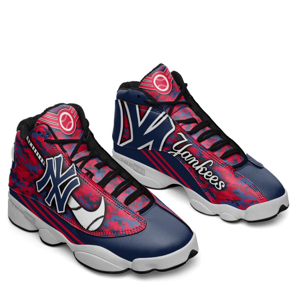 New York Yankees J13 Sneakers Custom Shoes-Gear Wanta