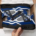 New York Yankees Aj4 Sneakers Custom Shoes-Gear Wanta