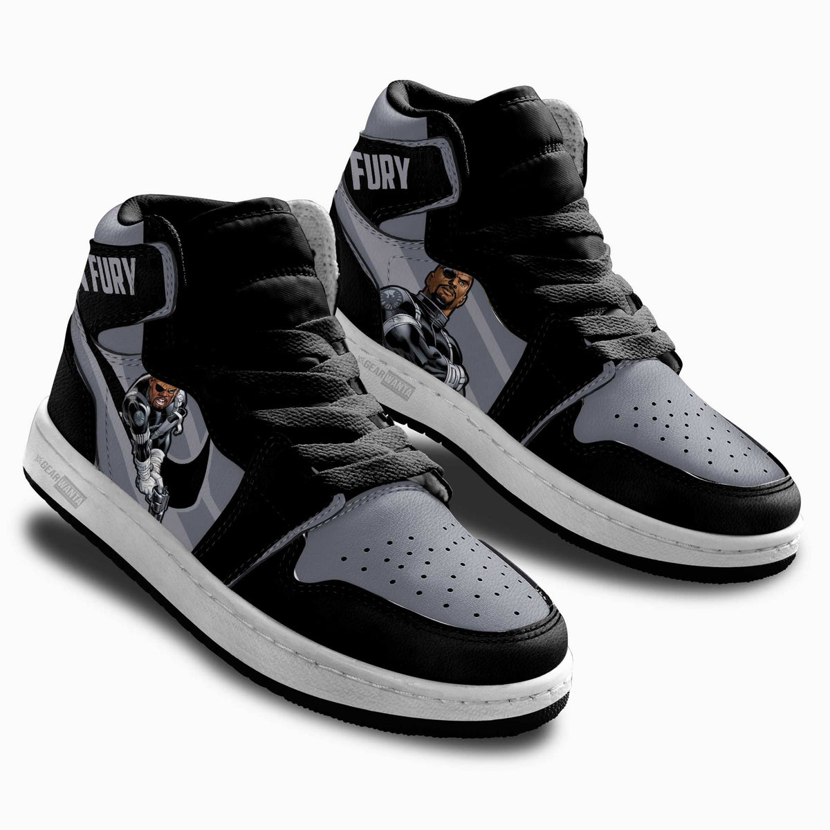 Nick Fury Kid Sneakers Custom-Gear Wanta