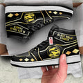 Ninja Black Ranger Mighty Morphin J1 Shoes Custom Sneakers TT12-Gear Wanta