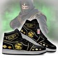 Ninja Black Ranger Mighty Morphin J1 Shoes Custom Sneakers TT12-Gear Wanta