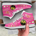 Ninja Pink Ranger Mighty Morphin J1 Shoes Custom Sneakers TT12-Gear Wanta