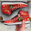 Ninja Red Ranger Mighty Morphin J1 Shoes Custom Sneakers TT12-Gear Wanta