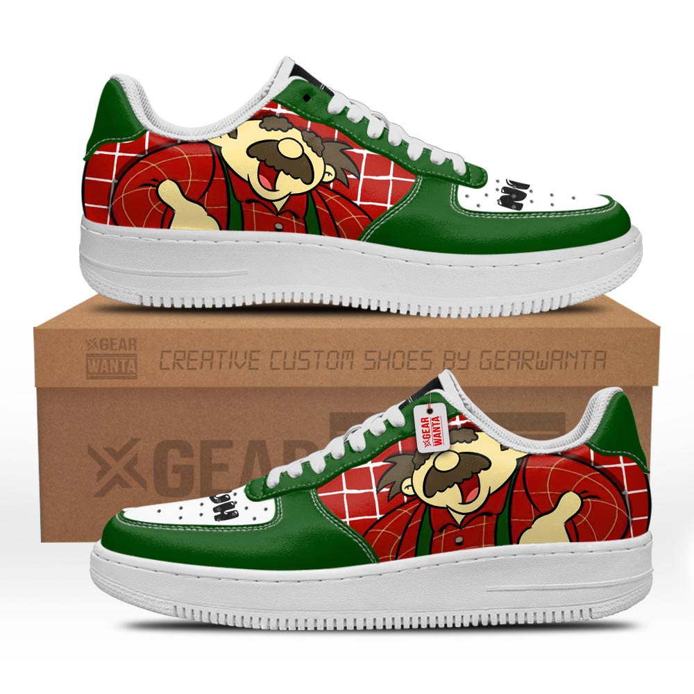 Numbuh 0 Codename Kids Next Door Custom Air Sneakers PT21-Gear Wanta