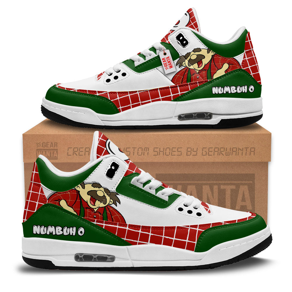 Numbuh 0 Codename Kids Next Door J3 Sneakers Custom Shoes-Gear Wanta