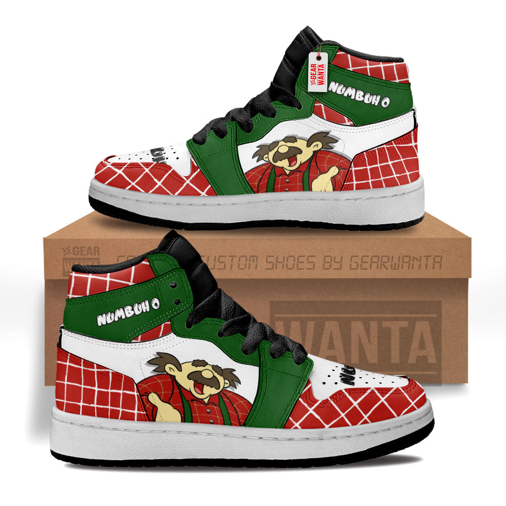 Numbuh 0 Codename Kids Next Door Kid Sneakers Custom For Kids-Gear Wanta