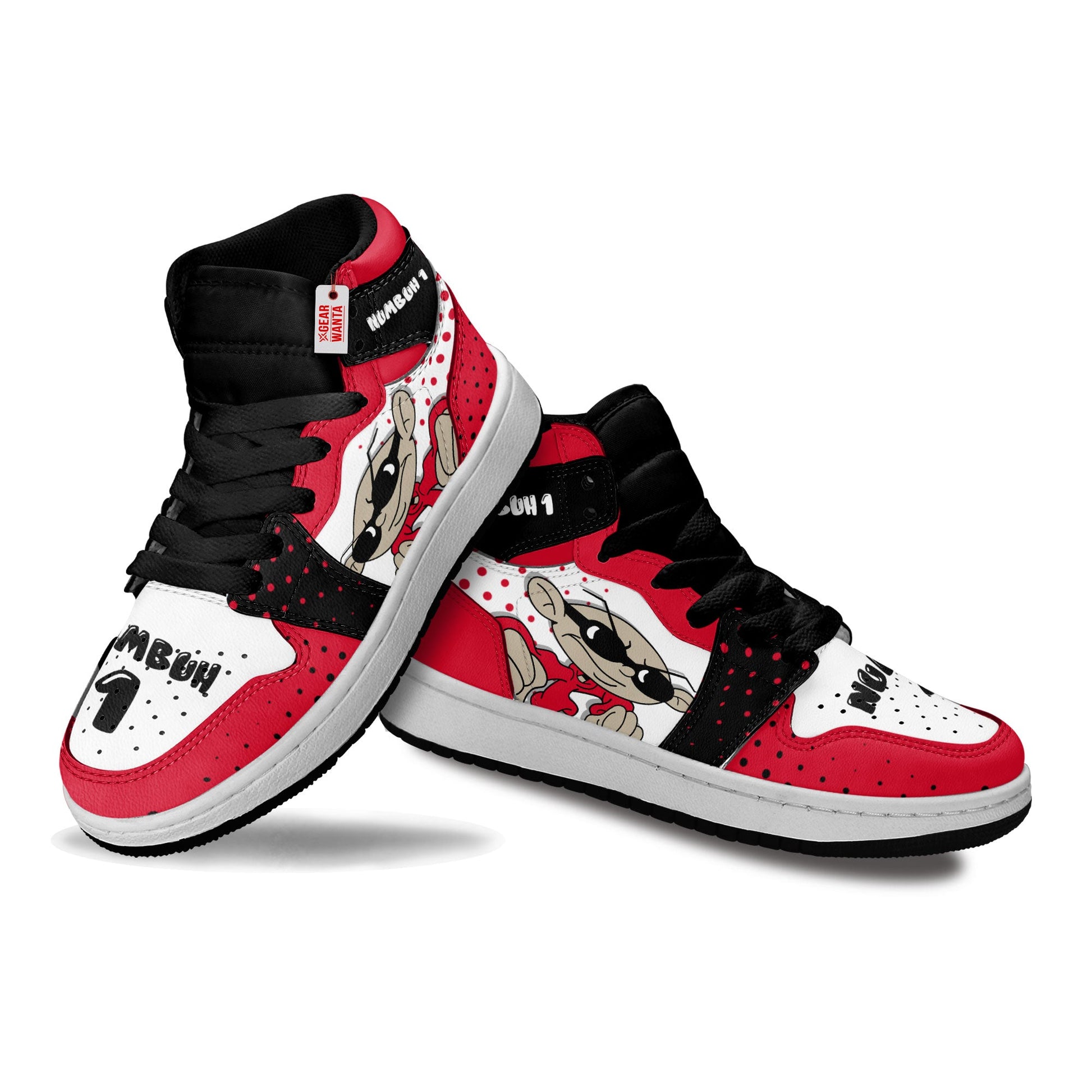 Numbuh 1 Codename Kids Next Door Kid Sneakers Custom For Kids-Gear Wanta