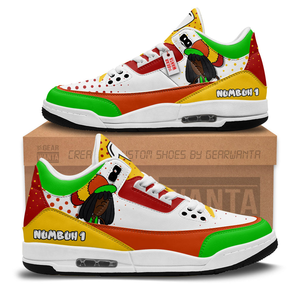 Numbuh 1-Love Codename Kids Next Door J3 Sneakers Custom Shoes-Gear Wanta