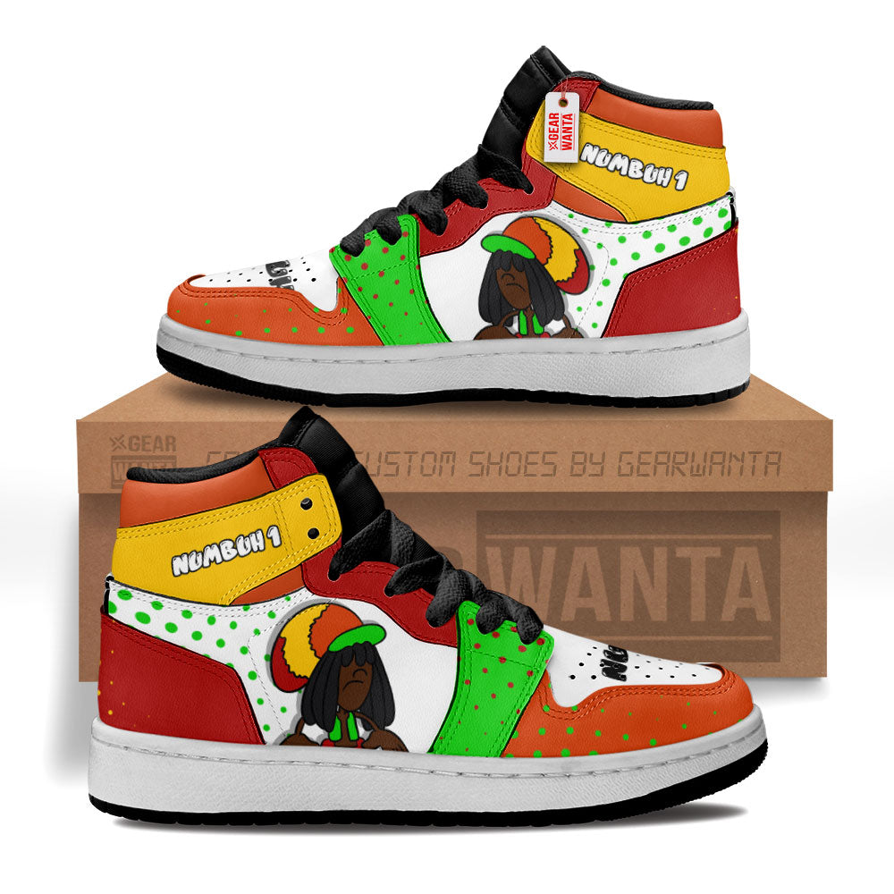 Numbuh 1-Love Codename Kids Next Door Kid Sneakers Custom For Kids-Gear Wanta