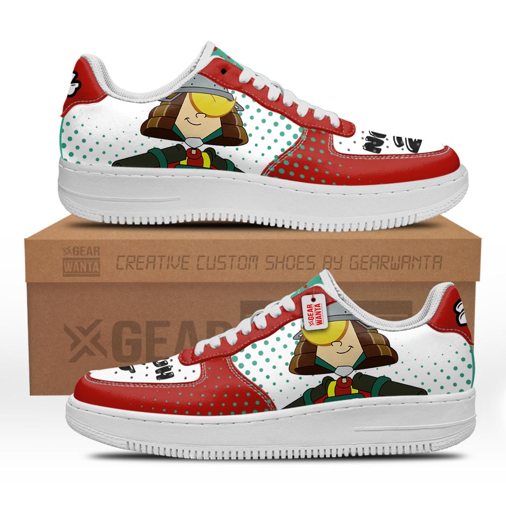 Numbuh 274 Codename Kids Next Door Custom Air Sneakers PT21-Gear Wanta