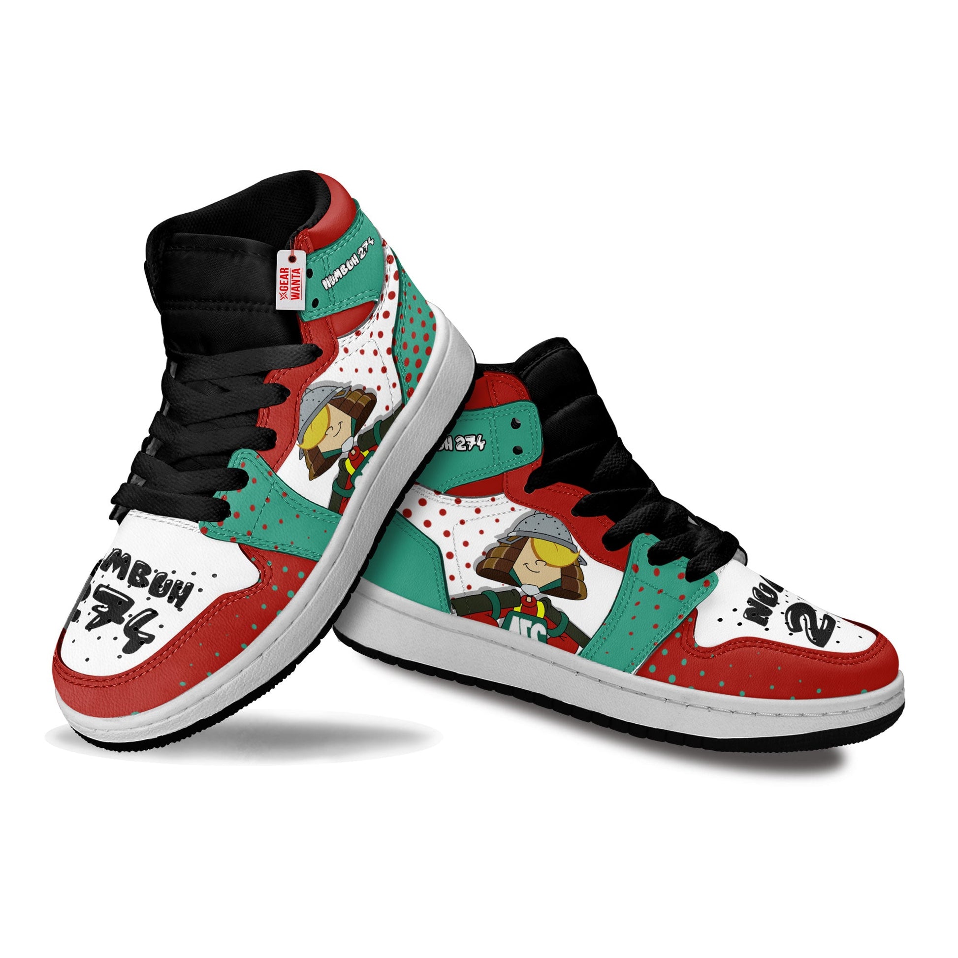 Numbuh 274 Codename Kids Next Door Kid Sneakers Custom For Kids-Gear Wanta