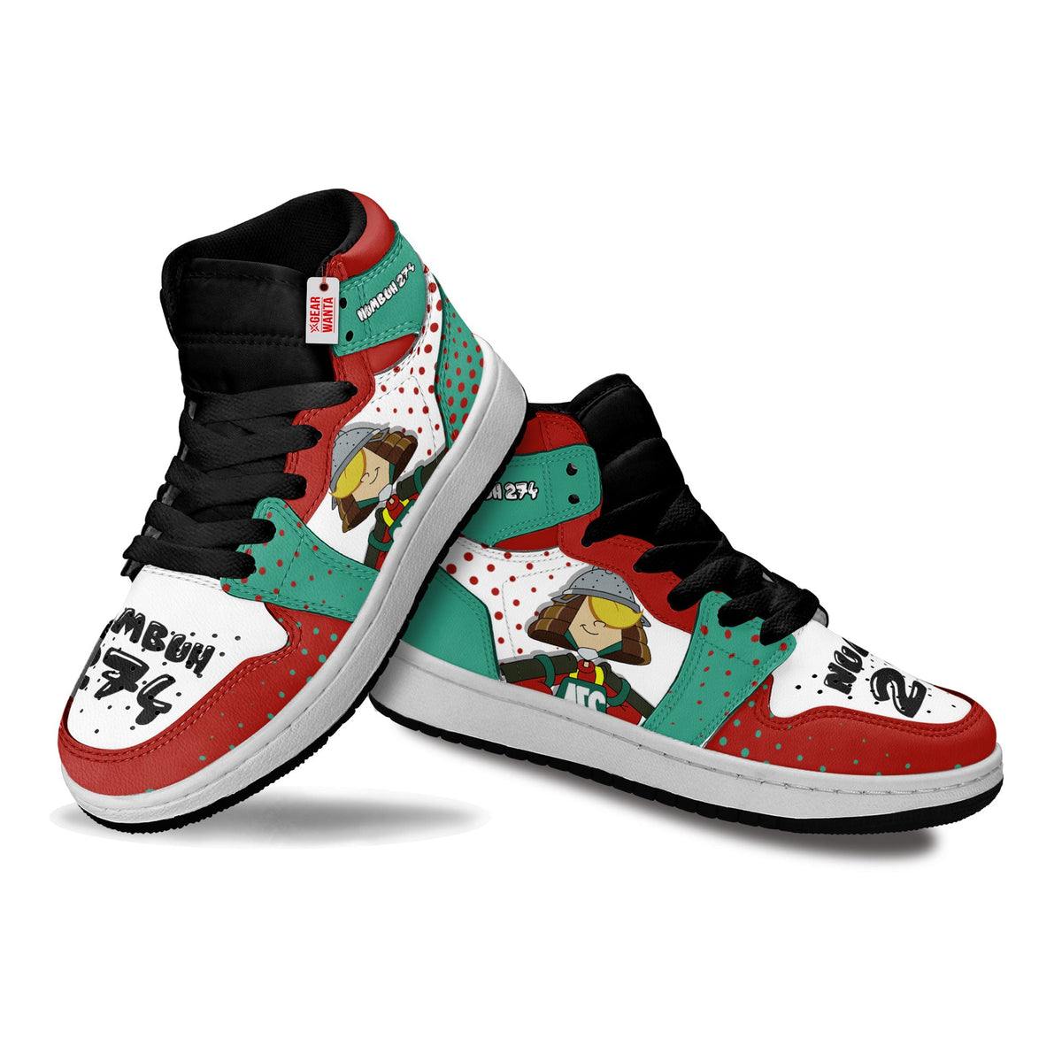Numbuh 274 Codename Kids Next Door Kid Sneakers Custom For Kids-Gear Wanta
