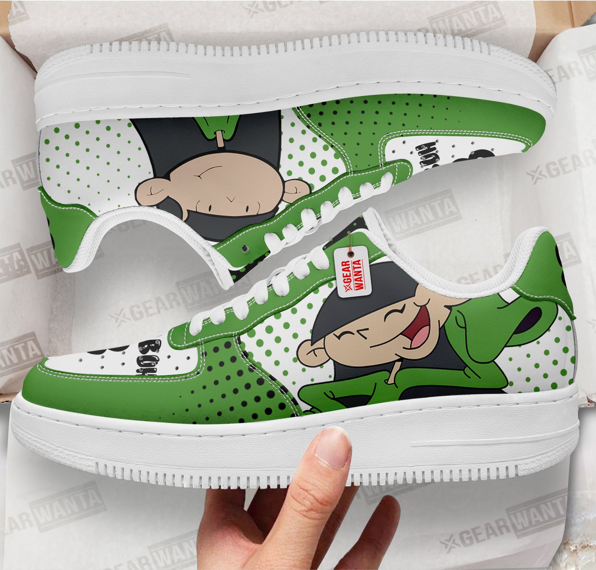 Numbuh 3 Codename Kids Next Door Custom Air Sneakers PT21-Gear Wanta