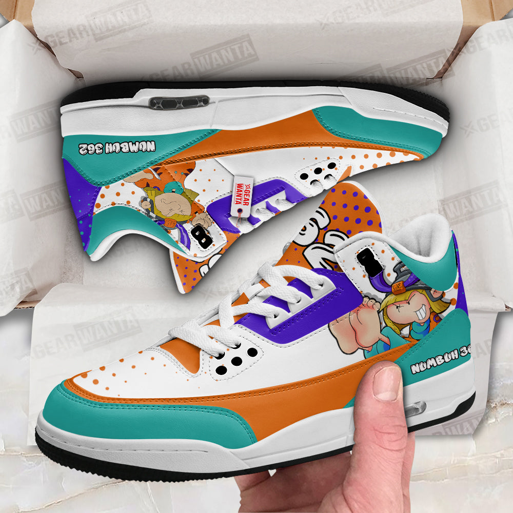 Custom 362 Numbuh 362 Codename Kids Next Door J3 Sneakers Custom Shoes