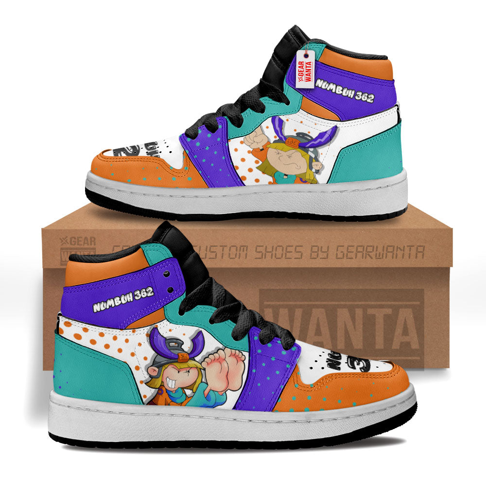 Numbuh 362 Codename Kids Next Door Kid Sneakers Custom For Kids-Gear Wanta