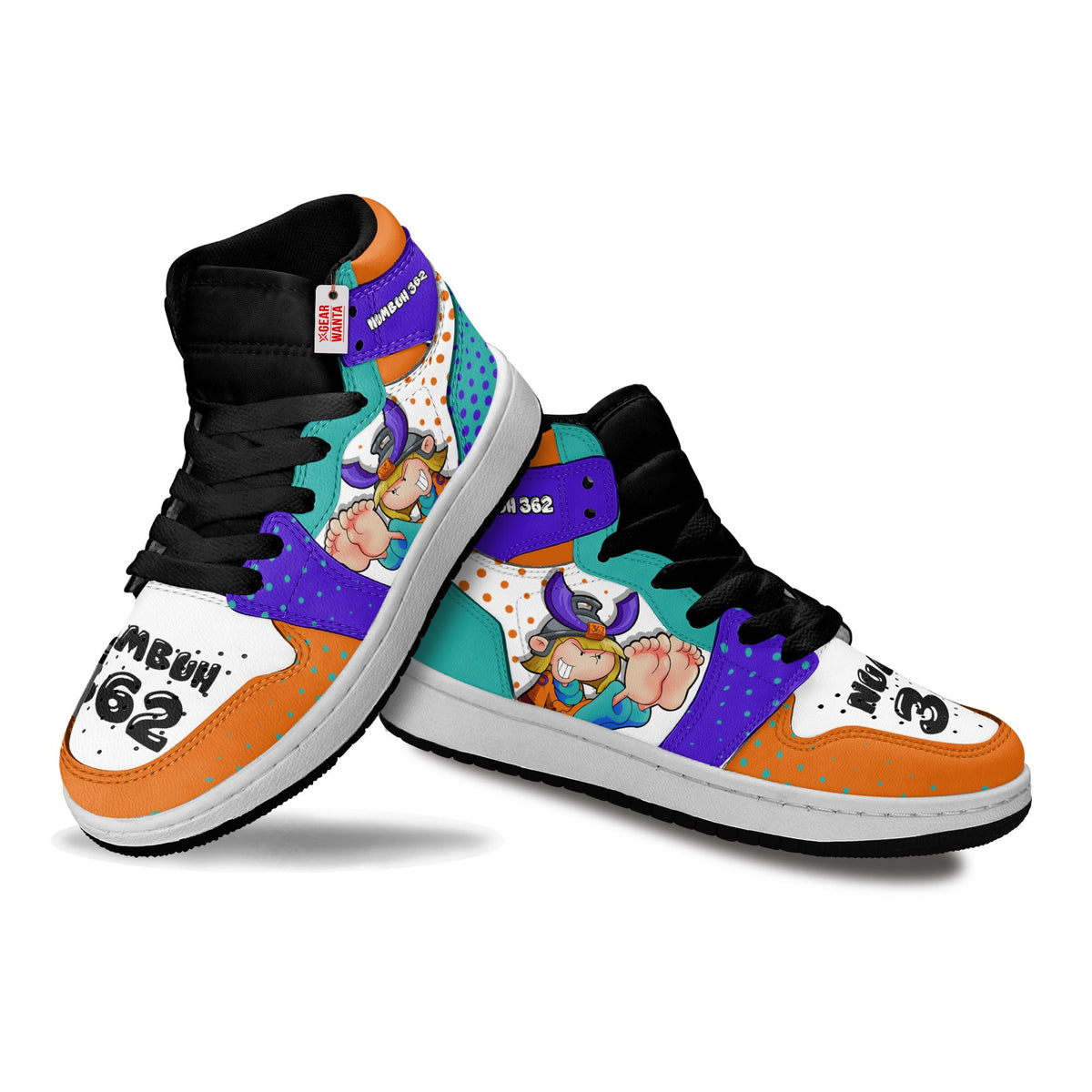 Numbuh 362 Codename Kids Next Door Kid Sneakers Custom For Kids-Gear Wanta