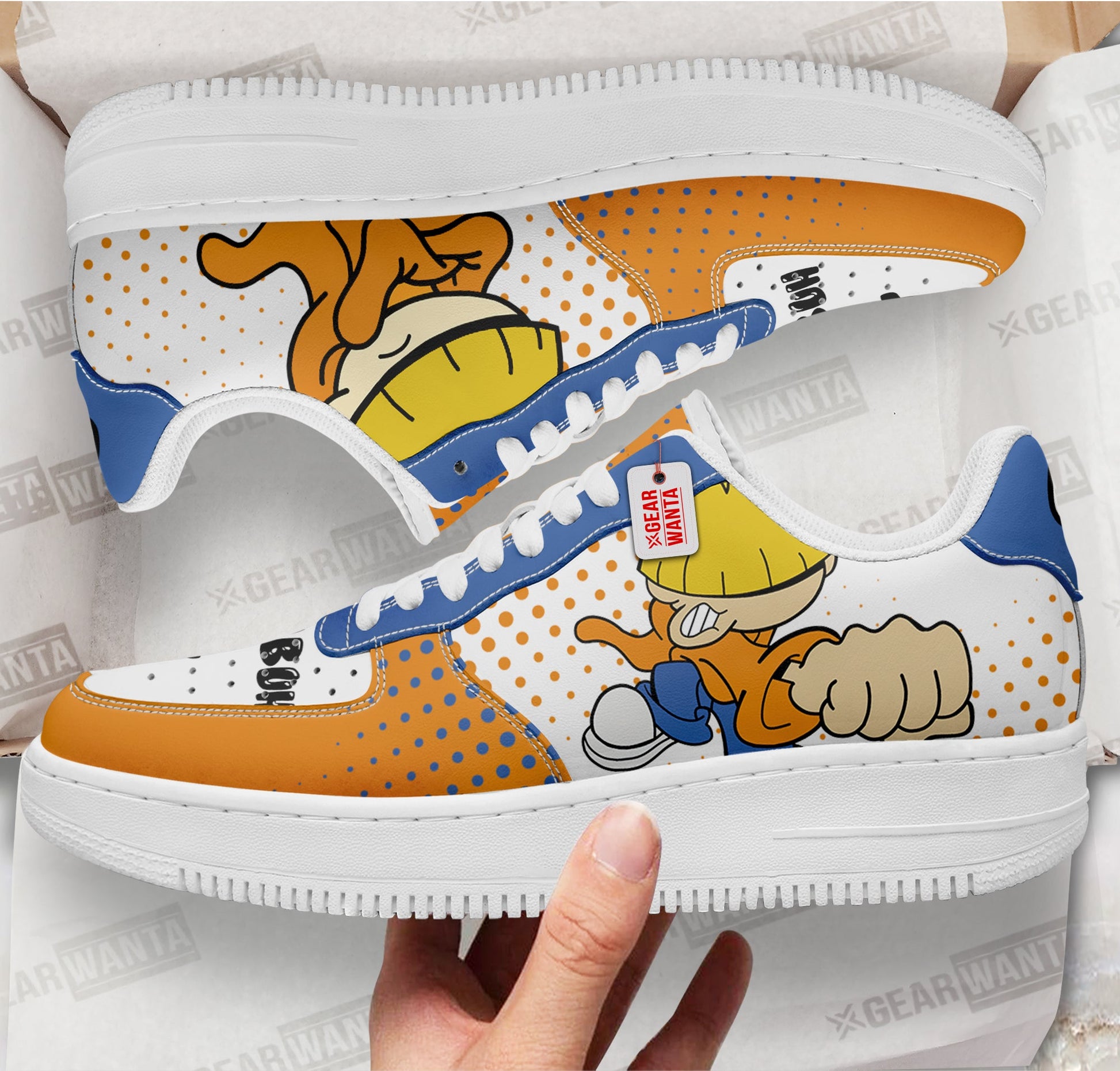 Numbuh 4 Codename Kids Next Door Custom Air Sneakers PT21-Gear Wanta