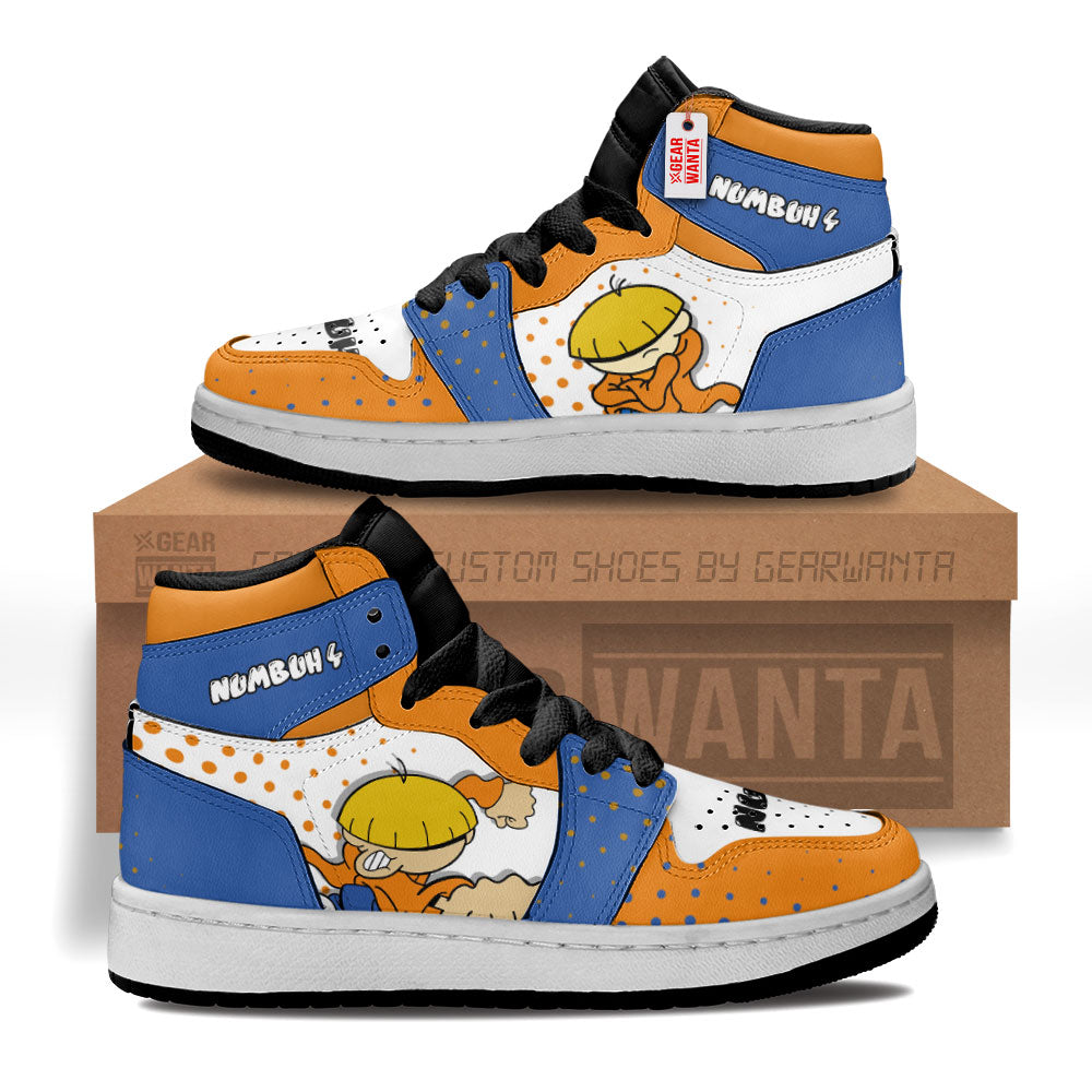 Numbuh 4 Codename Kids Next Door Kid Sneakers Custom For Kids-Gear Wanta
