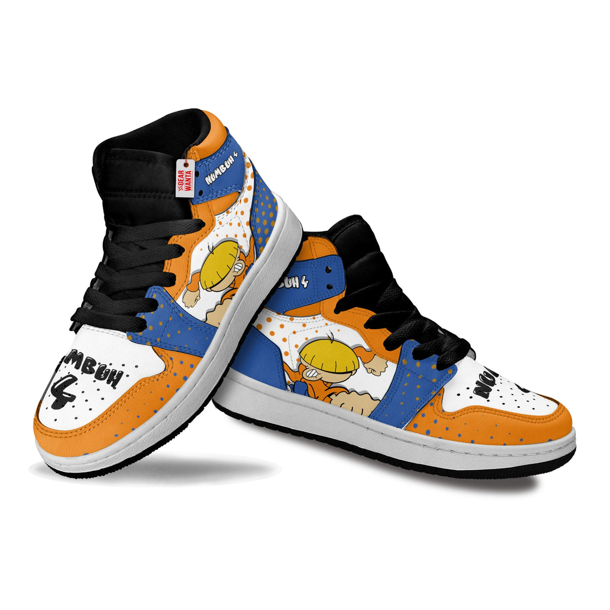 Numbuh 4 Codename Kids Next Door Kid Sneakers Custom For Kids-Gear Wanta