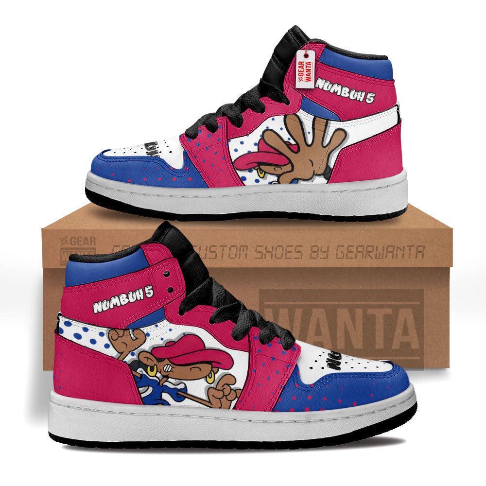 Numbuh 5 Codename Kids Next Door Kid Sneakers Custom For Kids-Gear Wanta