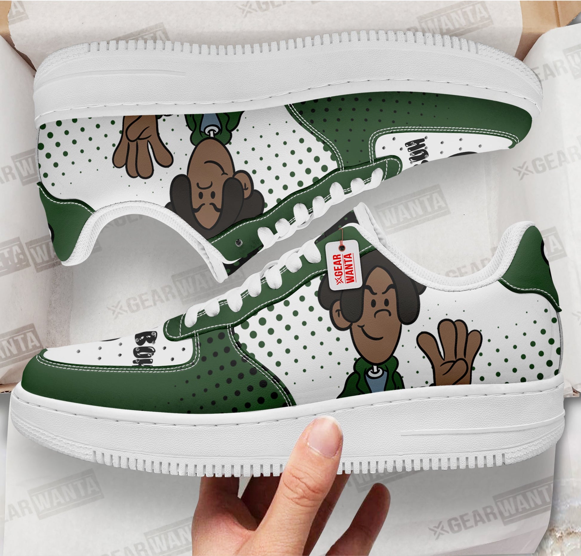 Numbuh 9 Codename Kids Next Door Custom Air Sneakers PT21-Gear Wanta