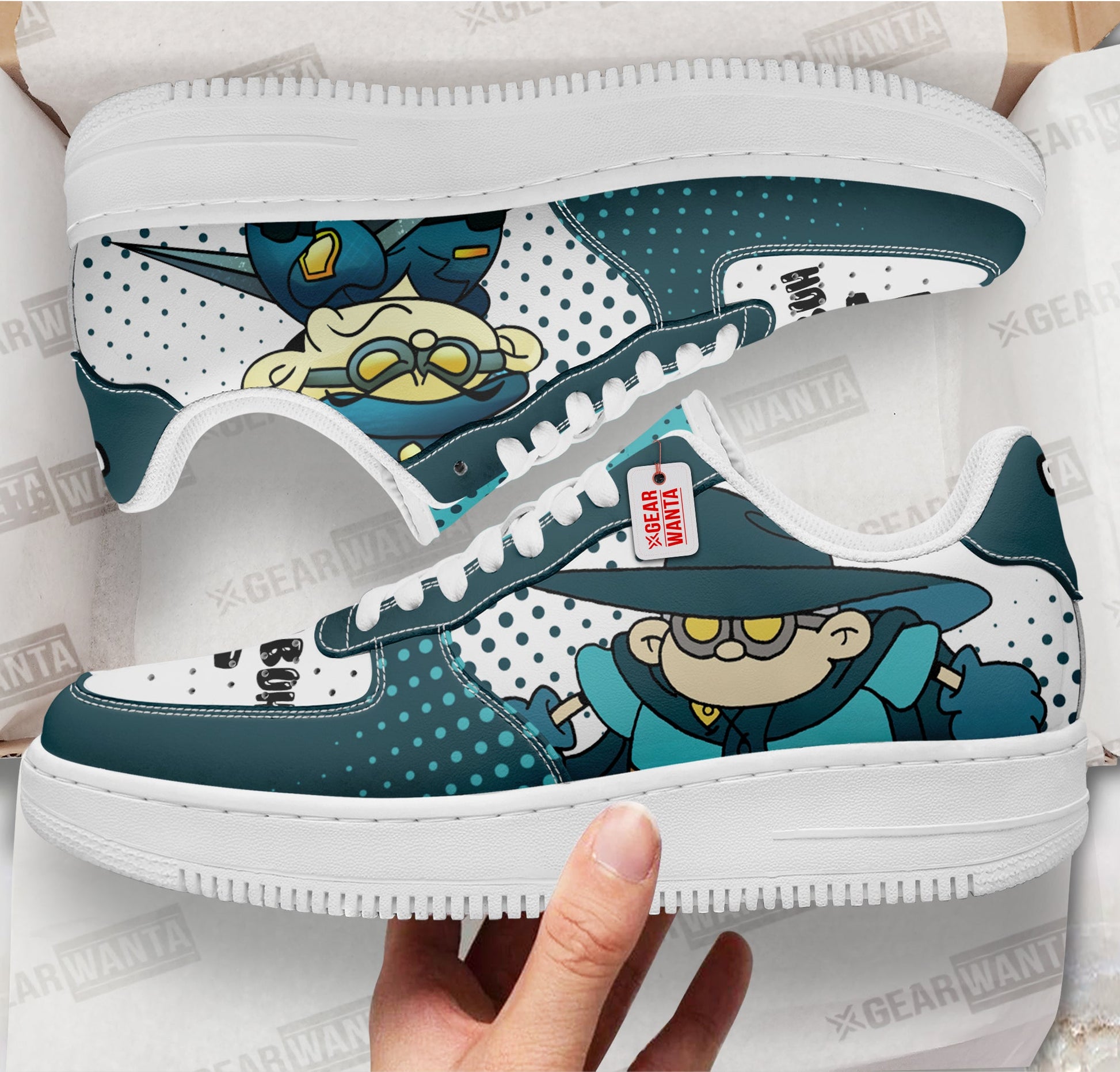 Numbuh T Codename Kids Next Door Custom Air Sneakers PT21-Gear Wanta