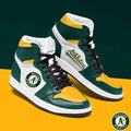 Oakland Athletics J1 Sneakers Custom For Fans-Gear Wanta