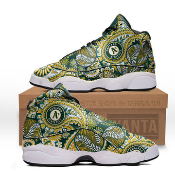 Oakland Athletics J13 Sneakers Custom Shoes-Gear Wanta