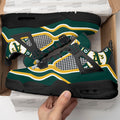 Oakland Athletics Aj4 Sneakers Custom Shoes-Gear Wanta