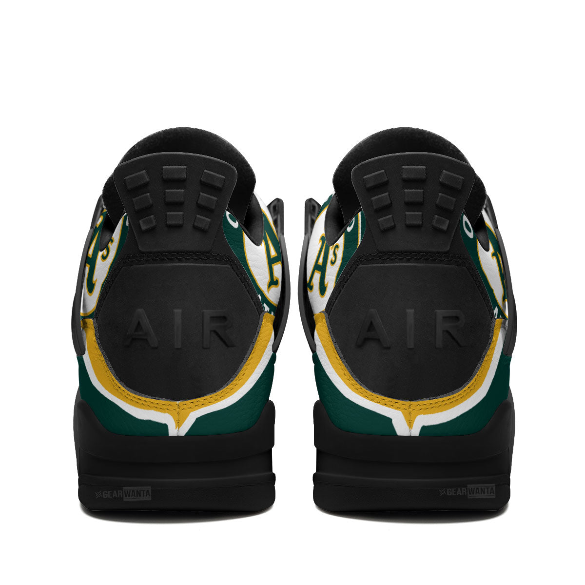 Oakland Athletics Aj4 Sneakers Custom Shoes-Gear Wanta