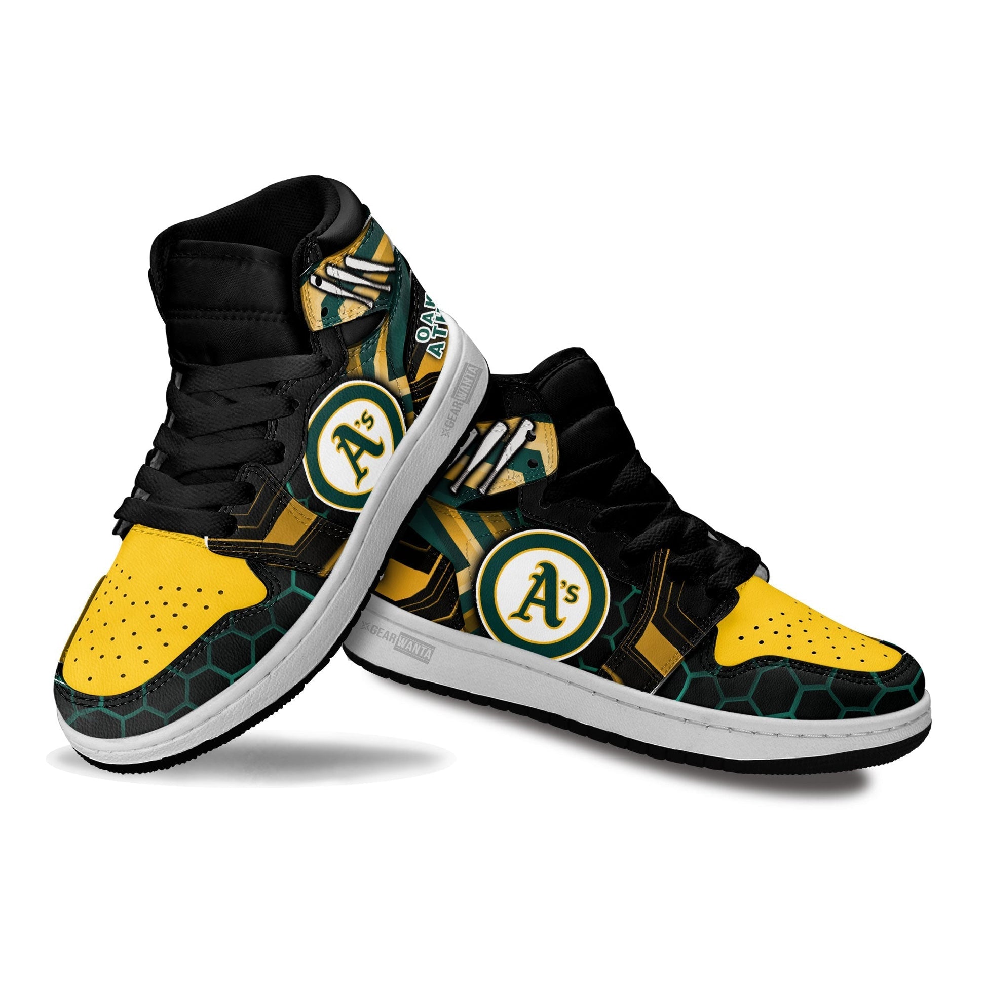 Oakland Athletics Kid Sneakers Custom-Gear Wanta