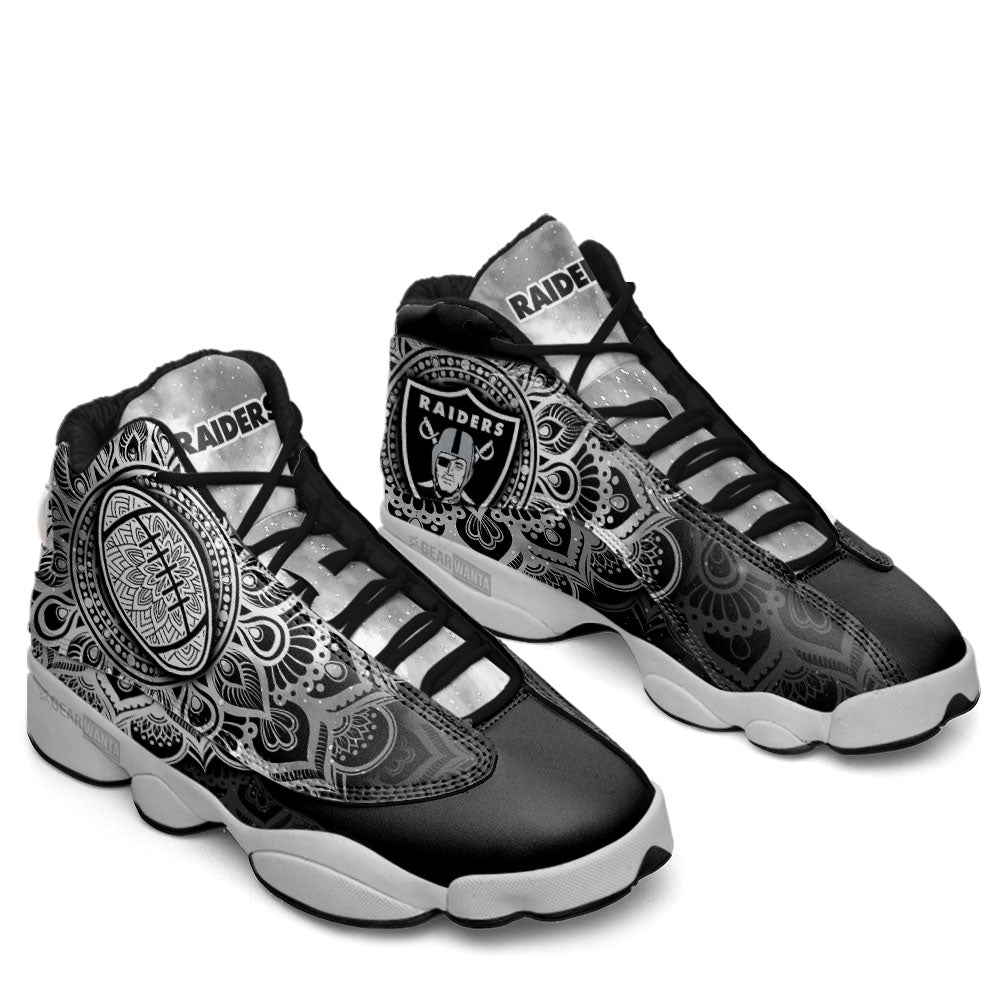 Oakland Raiders J13 Sneakers Custom Shoes-Gear Wanta