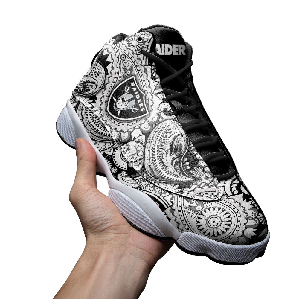 Oakland Raiders J13 Sneakers Custom Shoes-Gear Wanta