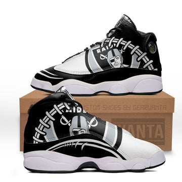 Oakland Raiders J13 Sneakers Custom Shoes-Gear Wanta