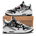 Oakland Raiders J3 Sneakers Custom Shoes-Gear Wanta