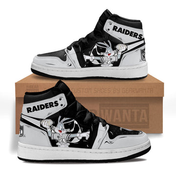 Oakland Raiders Kid Sneakers Custom-Gear Wanta