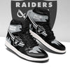 Oakland Raiders Team Custom J1 Shoes Sneakers Ah11-Gear Wanta