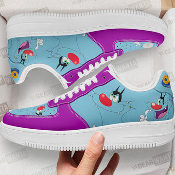 Oggy Air Sneakers Custom Oggy and the Cockroaches Cartoon Shoes-Gear Wanta