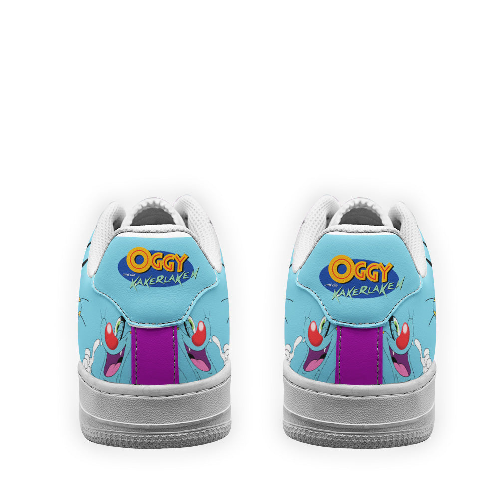 Oggy Air Sneakers Custom Oggy and the Cockroaches Cartoon Shoes-Gear Wanta