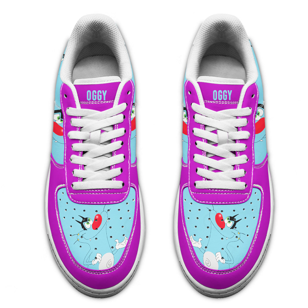 Oggy Air Sneakers Custom Oggy and the Cockroaches Cartoon Shoes-Gear Wanta